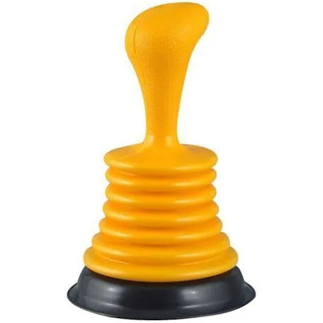 PlumbCraft 7504400 Powerful Mini Plunger - 7.5” (Yellow)